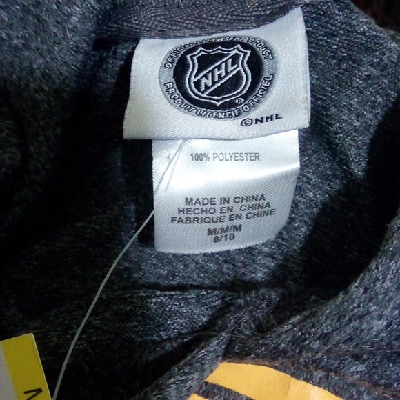 Pittsburgh Penguins Gray w white/yellow letters NFL Pullover sweater hoodie NFL - Picture 3 of 3